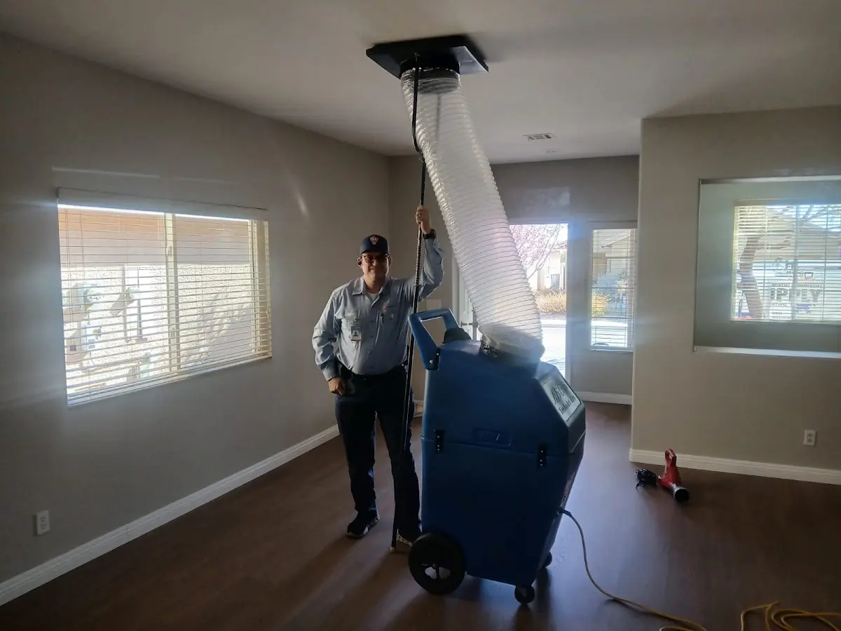 Professional Dryer Vent Cleaning work inside a Fairview Park home
